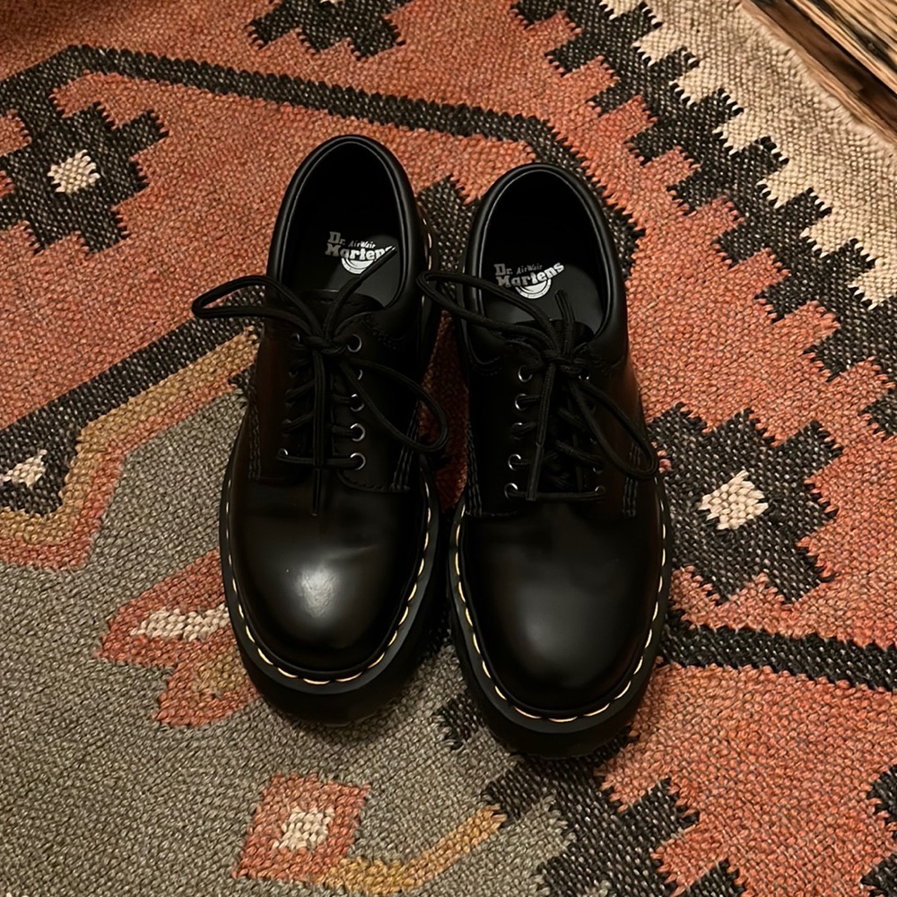 Dr. Martens - Leather Platform Shoes